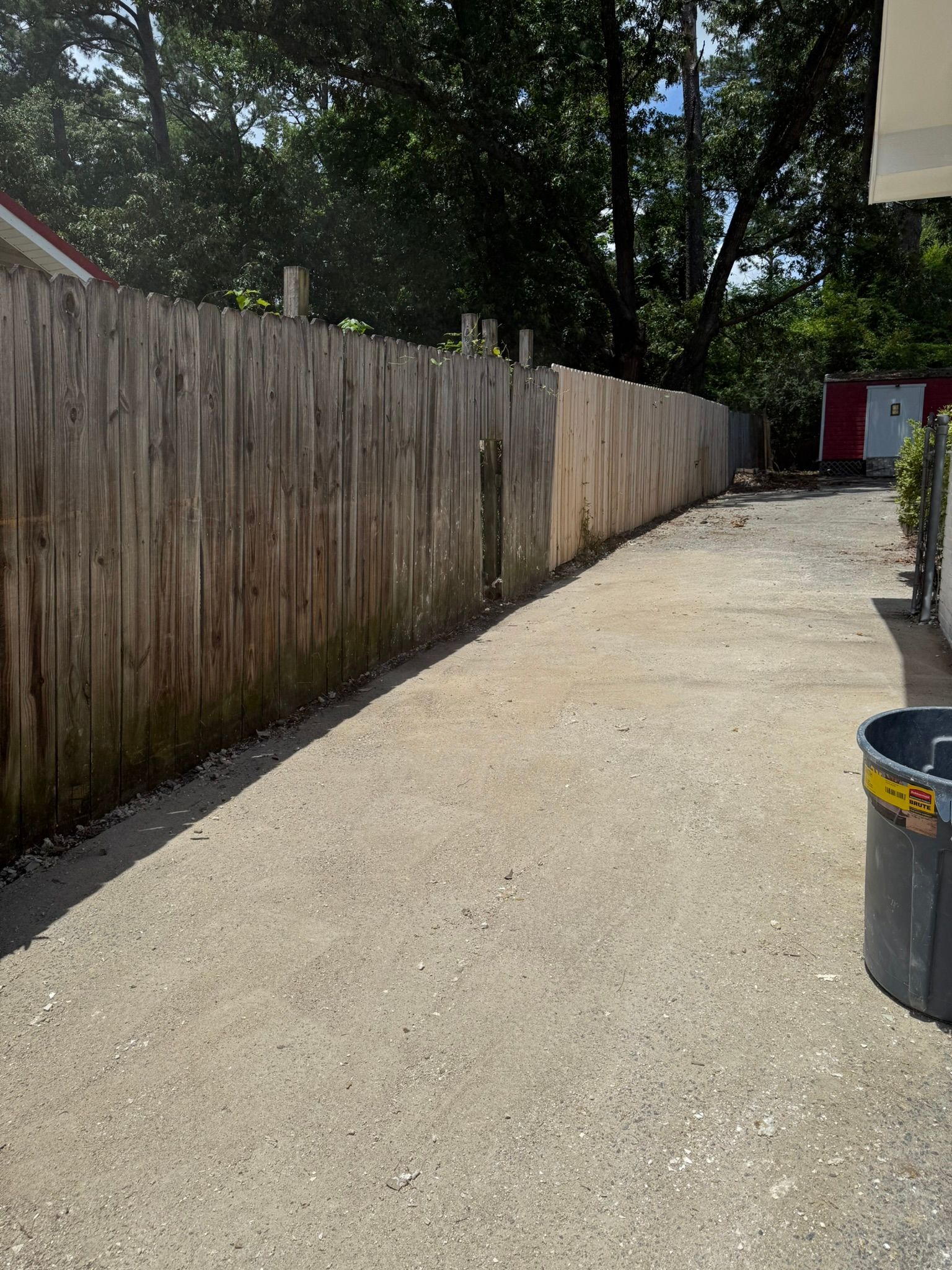 Driveway & property cleanup after SolidCrew cleanup